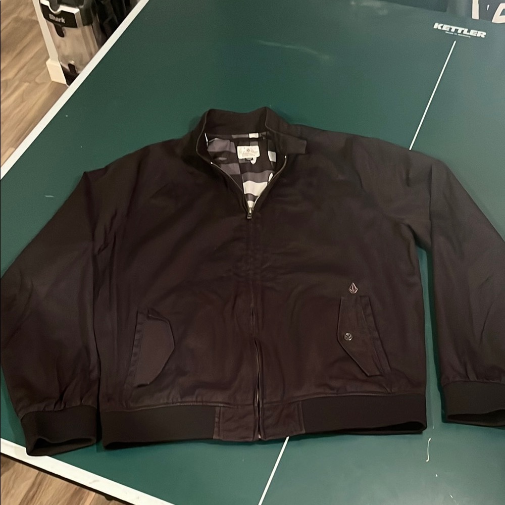 Volcom Classic Black ZipUp Jacket